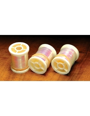 Hareline Dubbin Single Spool Pearlescent Flat Tinsel in One Color